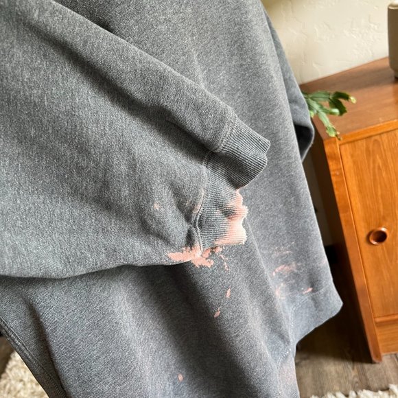 Vintage Distressed/Acid Wash Starter Crewneck - Picture 3 of 4